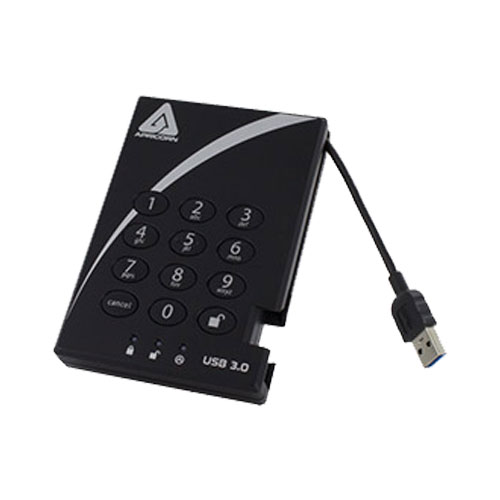 Apricorn A25-3PL256-S8000(R2) [Aegis Padlock USB 3.0 AES-XTS 256bit 暗号化対応 ポータブルSSD 8TB]