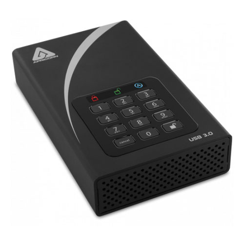 Apricorn ADT-3PL256-10TB(R2) [Aegis Padlock DT USB3.0 AES-XTS 256bit 暗号化対応 3.5インチ外付けHDD 10TB]