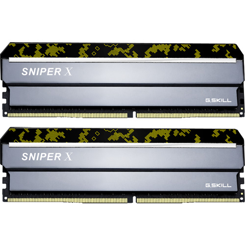 G.SKILL F4-3600C19D-16GSXKB [Sniper X 16GB(8GBx2) DDR4 3600Mhz (PC4-28800) CL19-20-20-40 1.35V Digital Camo]