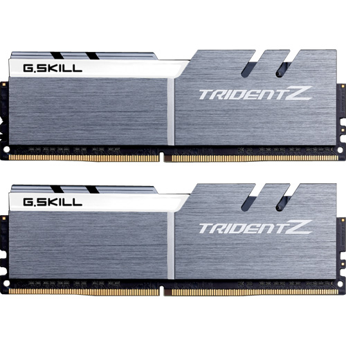 G.SKILL F4-3200C16D-32GTZSW [Trident Z 32GB (16GBx2) DDR4 3200Mhz (PC4-25600) 1.35V XMP 2.0 Silver/White]