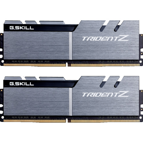 G.SKILL F4-3200C16D-32GTZSK [Trident Z 32GB (16GBx2) DDR4 3200Mhz (PC4-25600) 1.35V XMP 2.0 Silver/Black]