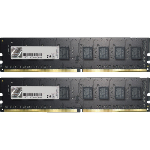 G.SKILL F4-2666C19D-16GNT [Value 16GB (8GBx2) DDR4 2666Mhz (PC4-21300) CL19 1.20V U-DIMM]