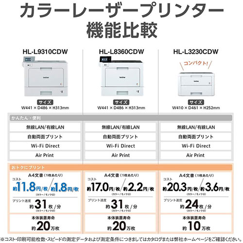 e-TREND｜ブラザー JUSTIO HL-L3230CDW [A4カラーレーザープリンター