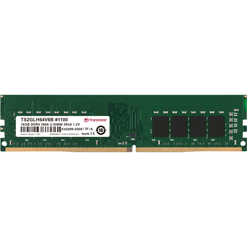 トランセンド TS2GLH64V6B [16GB DDR4 2666 U-DIMM 2Rx8 (1024Mx8) 1.2V]