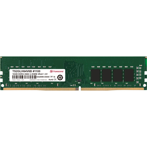 トランセンド TS2GLH64V6B [16GB DDR4 2666 U-DIMM 2Rx8 (1024Mx8) 1.2V]