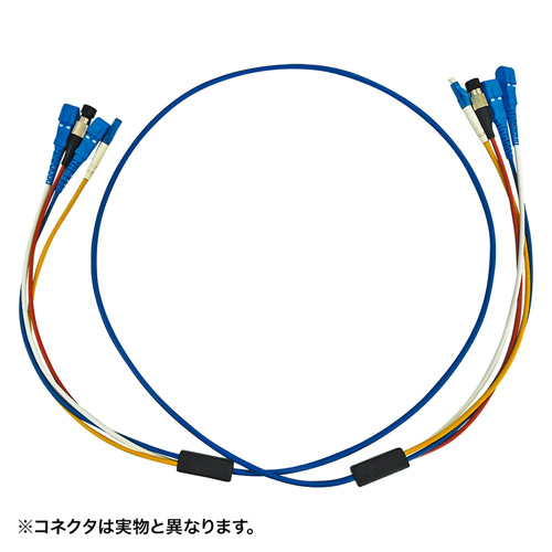 サンワサプライ HKB-LCLCRB1-20 [ロバスト光ファイバケーブル(20m・ブルー)]
