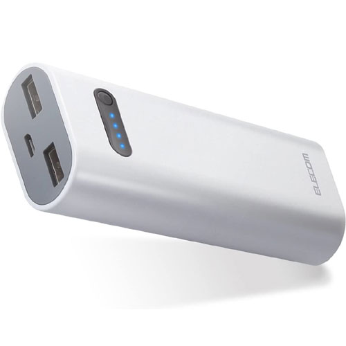 E Trend エレコム De M01l 6400wh モバイルバッテリー リチウムイオン 6400mah 2 6a ホワイト E Trend エレコム De M01l 6400wh モバイルバッテリー リチウムイオン 6400mah 2 6a ホワイト