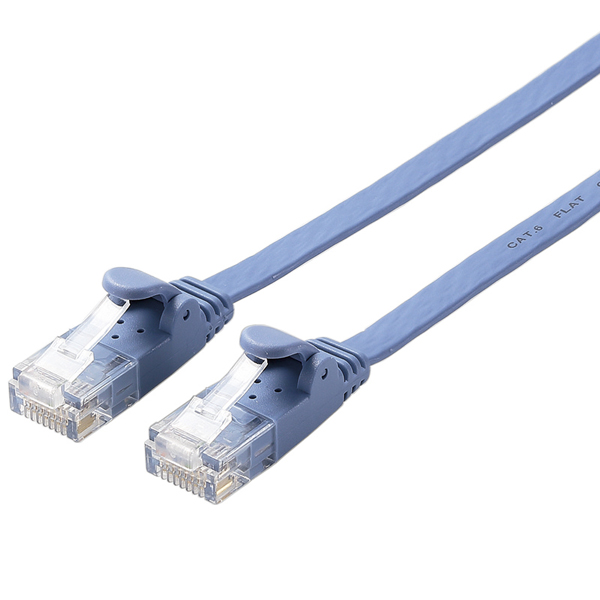 エレコム LD-GF2/BU15 [LANケーブル/CAT6/フラット/15m/ブルー]
