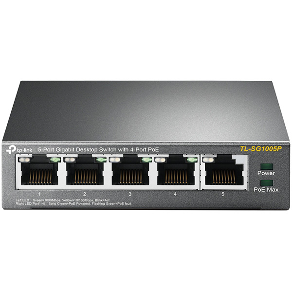 e-TREND｜TP-LINK TL-SG1005P [5ポート ギガビット PoE(4ポート) デスクトップ スイッチ]