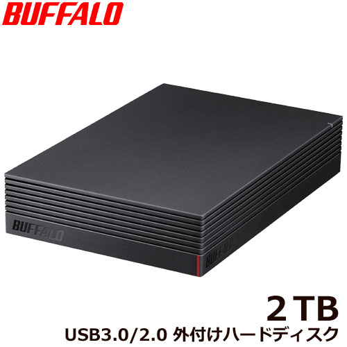 HD-NRLD2.0U3-BA [USB3.1/USB3.0/USB2.0 外付けHDD PC用＆TV録画用 静音＆防振＆放熱設計 日本製 2TB]