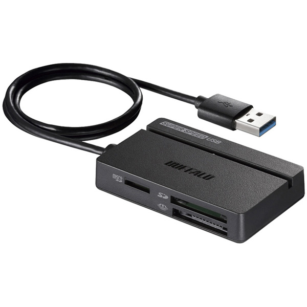 BSCR100U3BK [USB3.0 マルチカードリーダー スタンダード ブラック]