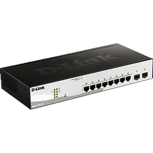 D-Link DGS-1210 DGS-1210-10/F1 [WEBスマート L2スイッチ 10/100/1000T×8、SFP×2]