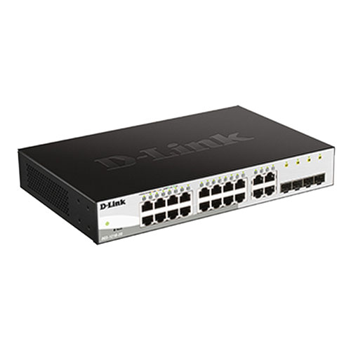 D-Link DGS-1210 DGS-1210-20/F1 [WEBスマート L2スイッチ 10/100/1000T×20、SFP×4]