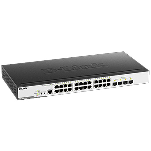 D-Link DGS-3000-28LP/B1 [DGS-3000-28LP L2+マネージドスイッチ、PoE+]