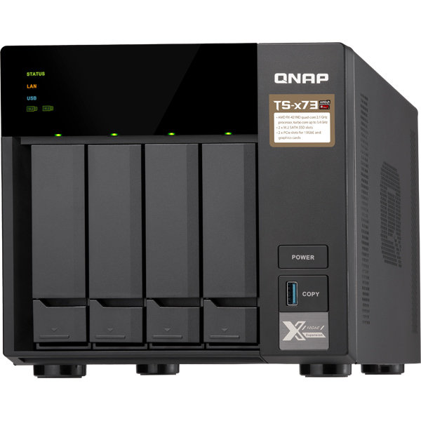 QNAP QNAP NAS [TS-473 単体 メモリー 4GB]