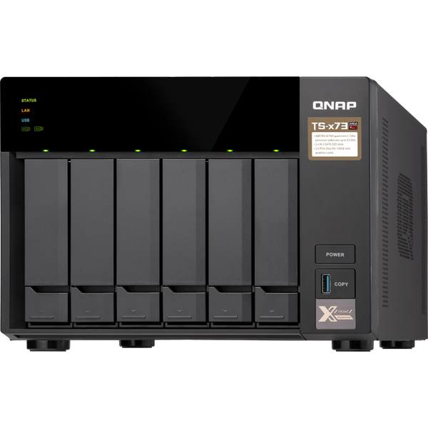 QNAP QNAP NAS T6736MW10 [TS-673 6TB (WD Red 1TBx6)]