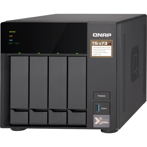e-TREND｜QNAP QNAP NAS T4734NL20 [TS-473 8TB (NL 2TBx4)]