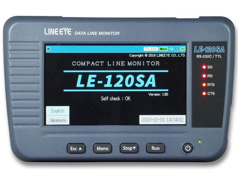 ラインアイ ラインアイ LE-120SA [データラインモニター RS-232C、TTL (UART)対応]