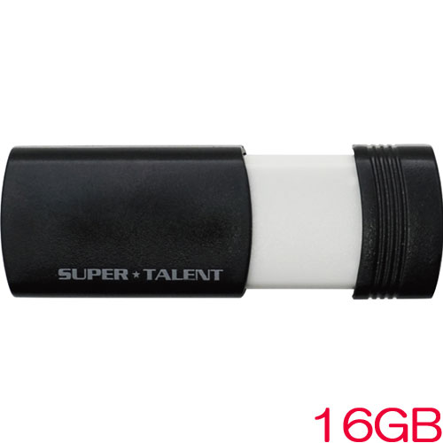 SUPER TALENT ST2U16NSTBW [USB2.0フラッシュメモリ 16GB スライド式]