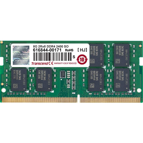 トランセンド TS1GSH64V4H [8GB DDR4 2400 SO-DIMM 2Rx8 (512Mx8) 1.2V]