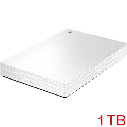 HDPH-UT1WR [USB3.1 Gen1/2.0 ポータブルHDD ホワイト 1TB]