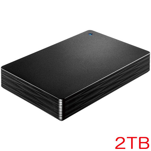 アイオーデータ HDPH-UTR HDPH-UT2DKR [USB3.1 Gen1/2.0 ポータブルHDD ブラック 2TB]