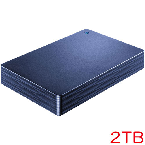アイオーデータ HDPH-UTR HDPH-UT2DNVR [USB3.1 Gen1/2.0 ポータブルHDD M群青 2TB]
