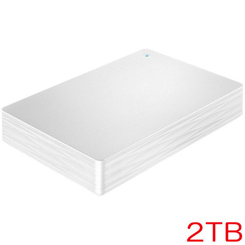 HDPH-UT2DWR [USB3.1 Gen1/2.0 ポータブルHDD ホワイト 2TB]
