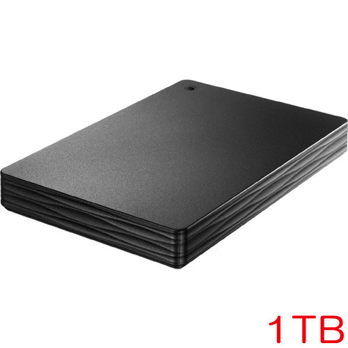 アイオーデータ HDPH-UTR HDPH-UT1KR [USB3.1 Gen1/2.0 ポータブルHDD ブラック 1TB]