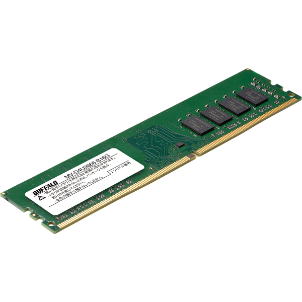 バッファロー MV-D4U2666-B16G [PC4-2666対応 288ピン DDR4 U-DIMM 16GB]