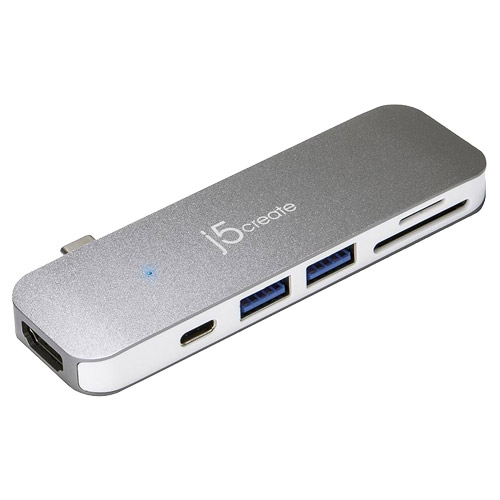 j5 create JCD386 [USB Type-C UltraDrive Mini Dock 7-in-1 (4K HDMI、USBハブ、SD/microSD) USB PD 3.0 対応]