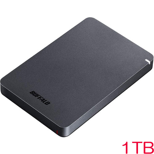 HD-PGF1.0U3-BKA [USB3.1(Gen1) 耐衝撃ポータブルHDD 1TB ブラック]