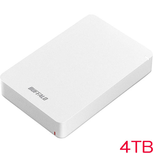 HD-PGF4.0U3-GWHA [USB3.1(Gen1) 耐衝撃ポータブルHDD 4TB ホワイト]