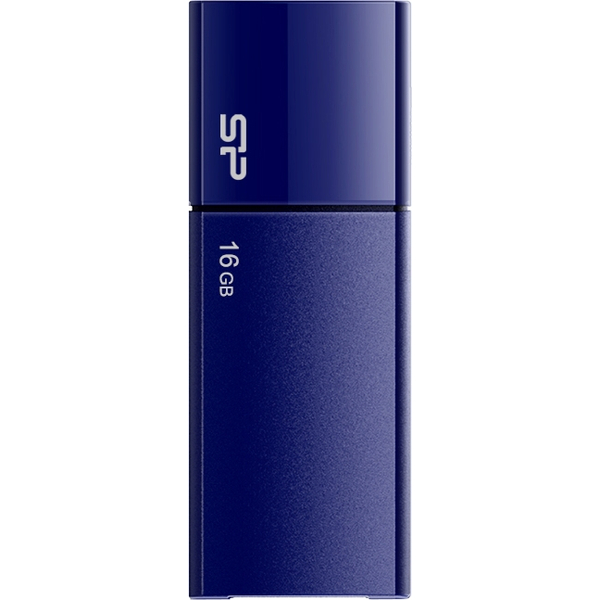 シリコンパワー SP016GBUF2U05V1D [USB2.0メモリ Ultima U05 16GB ネイビー スライド式]