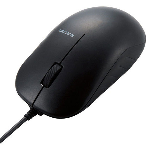 エレコム M-K7UBBK/RS [高耐久マウス/BlueLED有線マウス/3ボタン/ブラック]