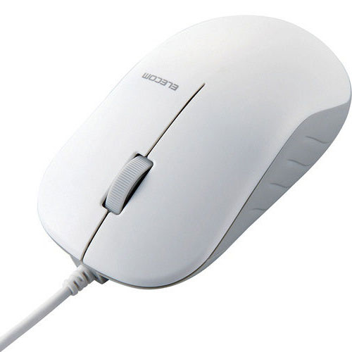 M-K7UBWH/RS [高耐久マウス/BlueLED有線マウス/3ボタン/ホワイト]