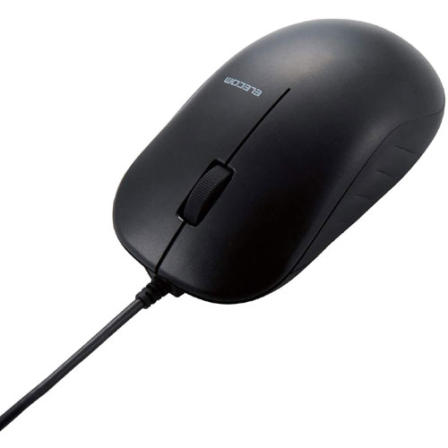 エレコム M-K7URBK/RS [高耐久マウス/USB光学式有線マウス/3ボタン/ブラック]