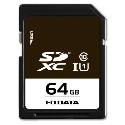 アイ・オー・データ SDU1-R SDU1-64GR [UHS-I UHS1対応 SDXCカード 64GB]