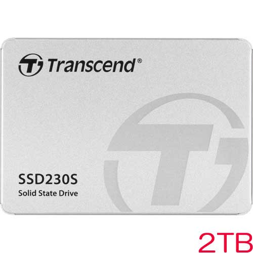 トランセンド TS2TSSD230S [2TB SSD230シリーズ 2.5インチ SATA3 3D TLC搭載 1120TBW アルミ筐体 5年保証]