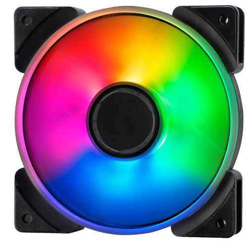 Fractal Design FD-FAN-PRI-AL12-PWM-3P [120mm ケースファン Prisma AL-12 PWM LLS軸受け Addressable RGB LED 3個パック]