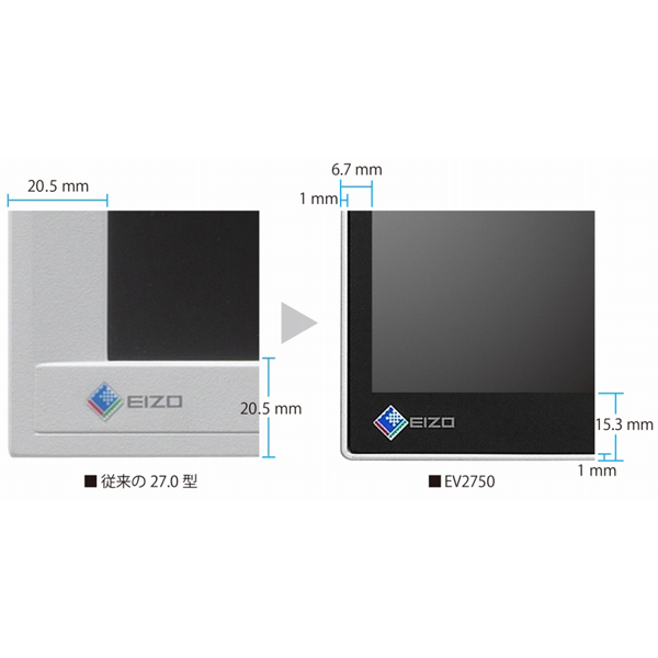 e-TREND｜ナナオ（EIZO） FlexScan EV2750-BK [27型カラー液晶モニター 