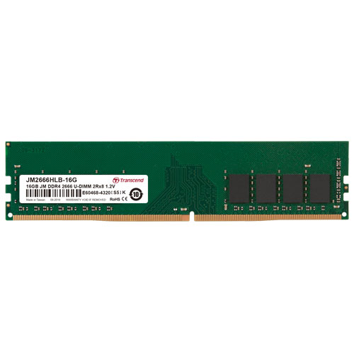 JM2666HLB-16G [16GB JetRam DDR4 2666 U-DIMM 2Rx8 (1Gx8) CL19 1.2V]