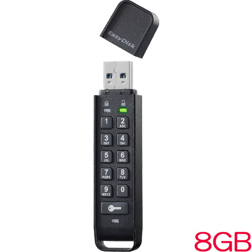 ED-HB3 ED-HB3/8G [パスワードボタン付き セキュリティUSBメモリー 8GB]