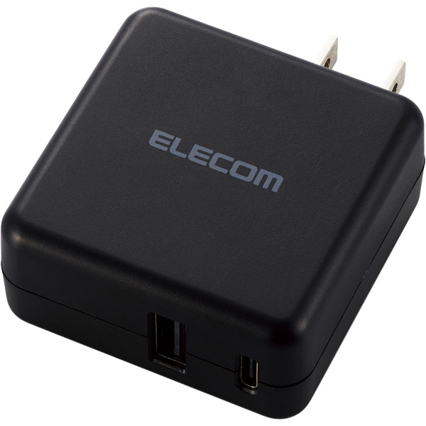 e-TREND｜エレコム MPA-ACC07BK [スマホ・タブレットAC充電器/3.6A/Aメス1/Cメス1/ブラック]