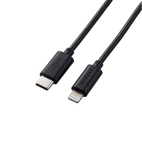 エレコム MPA-CL10BK [USB-C to Lightningケーブル/1.0m/ブラック]