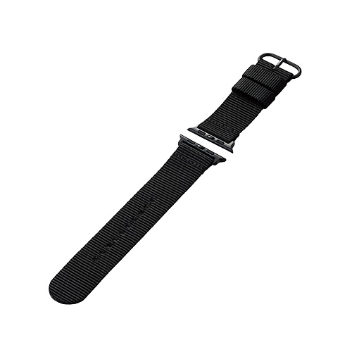 エレコム AW-44BDNATBK [Apple Watch 44/42mm/ファブリックバンド/ブラック]