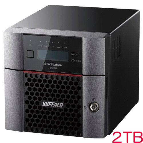 バッファロー TS6200DN0202 [TeraStation TS6000 2ベイ デスクトップNAS 2TB]