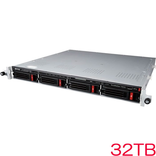 バッファロー TS6400RN3204 [TeraStation TS6000 4ベイ ラックマウントNAS 32TB]