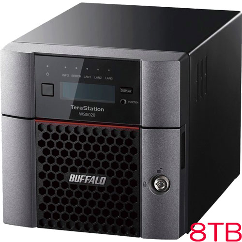 バッファロー TeraStation WS5220DN08W9 [WS IoT2019WE 2ベイデスクトップNAS 8TB]