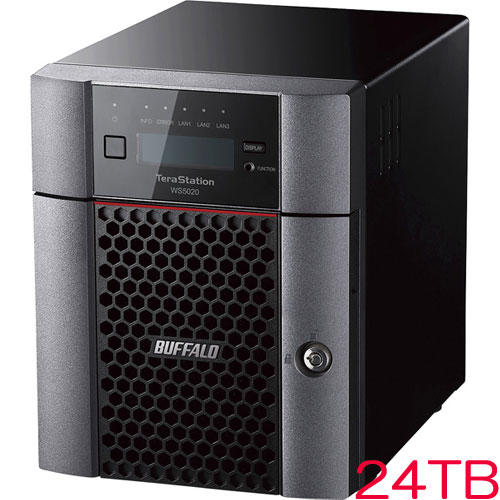 バッファロー TeraStation WS5420DN24W9 [WS IoT2019WE 4ベイデスクトップNAS 24TB]